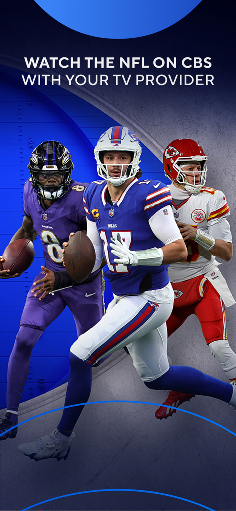 Watch live NFL games on the CBS app by signing in with a TV provider