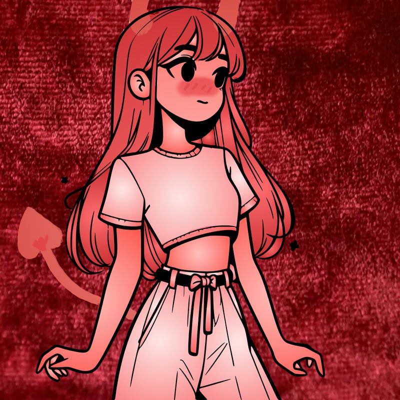 girl in a cute crop top