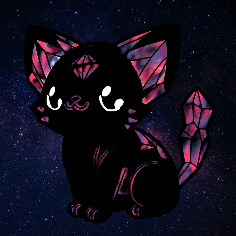 crystal kitten