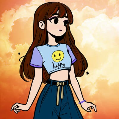 girl in a cute crop top