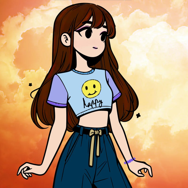 girl in a cute crop top