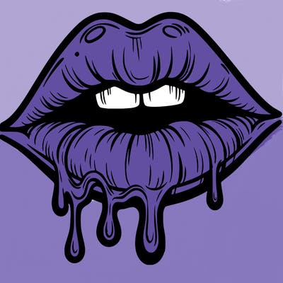lips that look realistic and drip