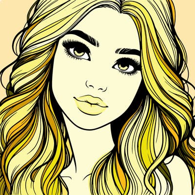 beautiful realistic girl