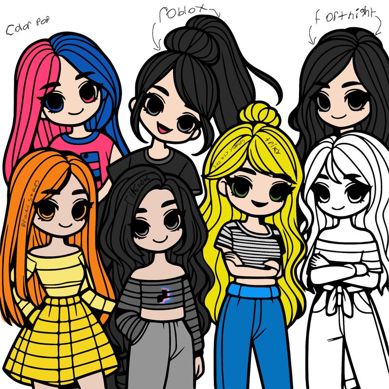 group of girls