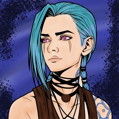 jinx from arcane realistic