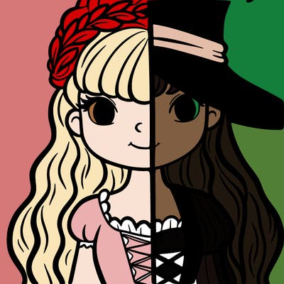 half witch half glenda