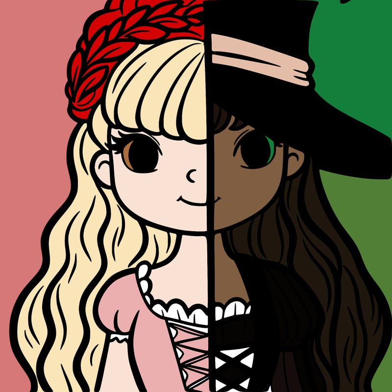 half witch half glenda