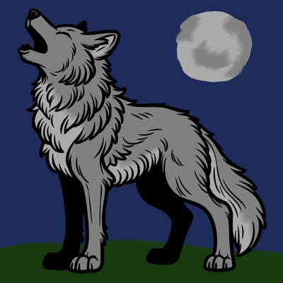 wolf howling