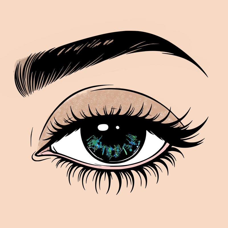 eye closed realistic