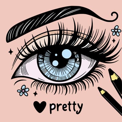 pretty eye