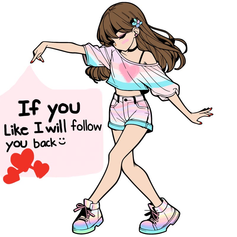 realistic girl danceing