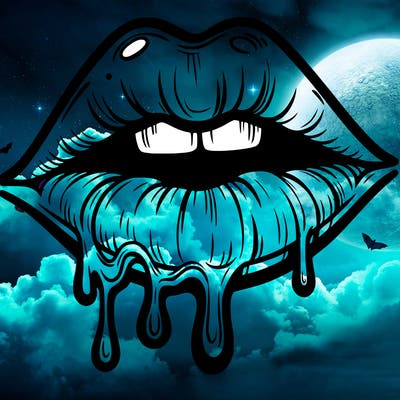 lips that look realistic and drip