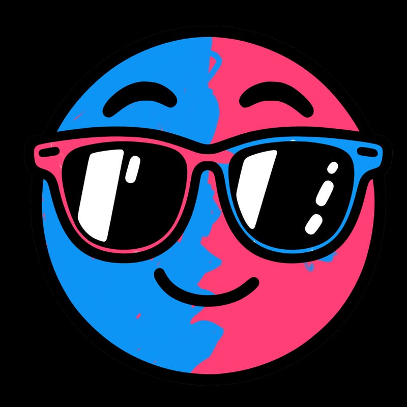 emoji with sunglasses