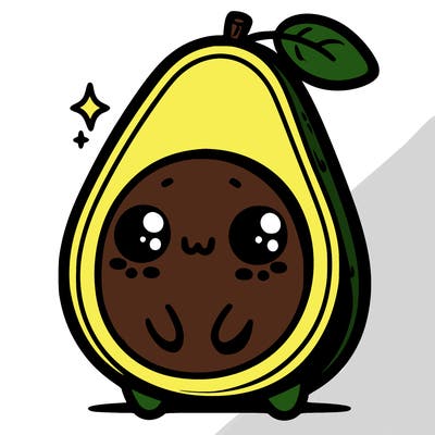 cute avocado