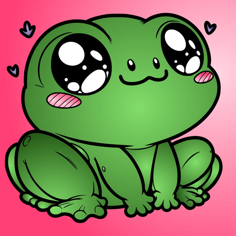 cute frog person realistic