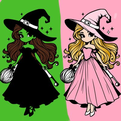 beautiful wicked witch. from wicked