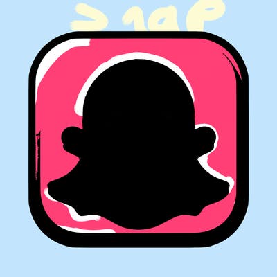 regular snapchat icon without face