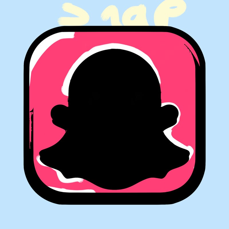 regular snapchat icon without face