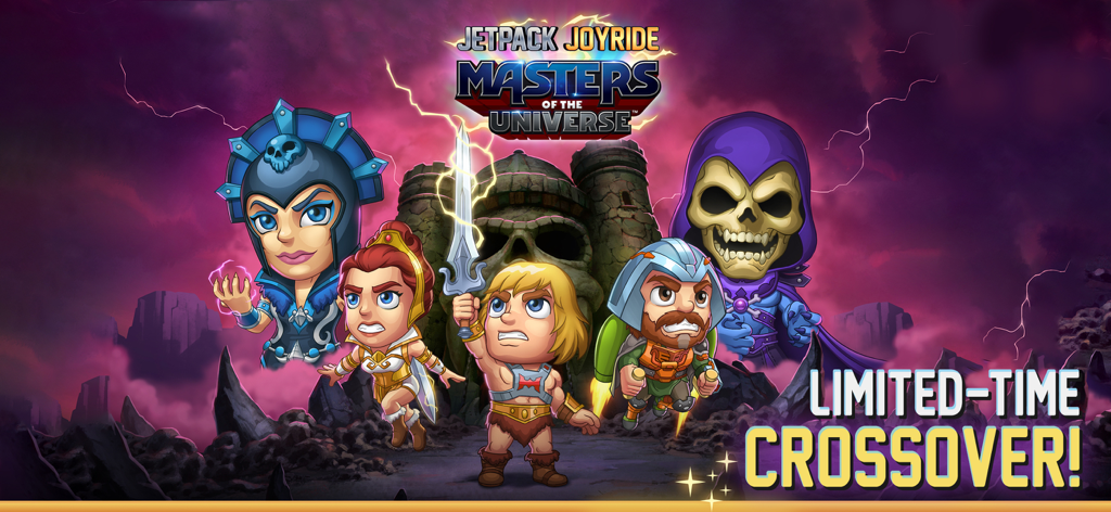 Jetpack Joyride Classic - Jetpack Joyride Classic Masters of the Universe limited time crossover featuring He-Man and Skeletor