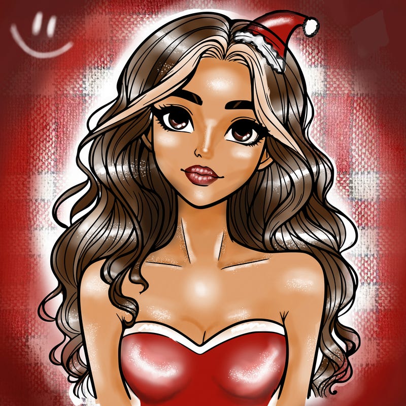 realistic and pretty girl