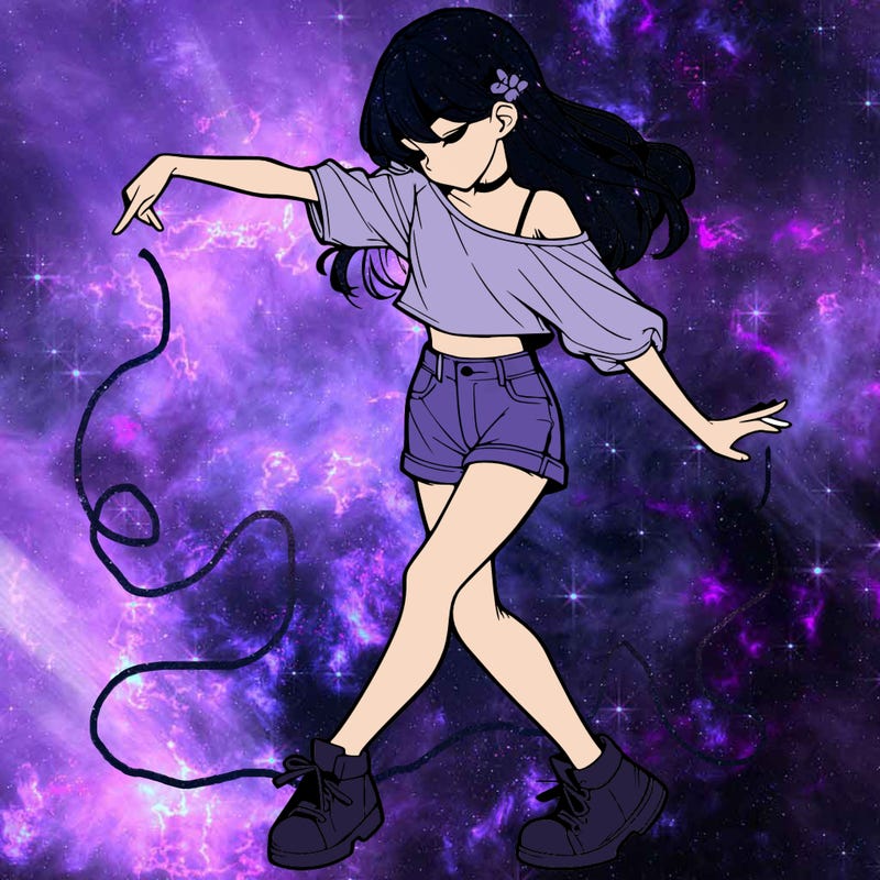 realistic girl danceing