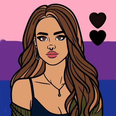 a bisexual realistic woman