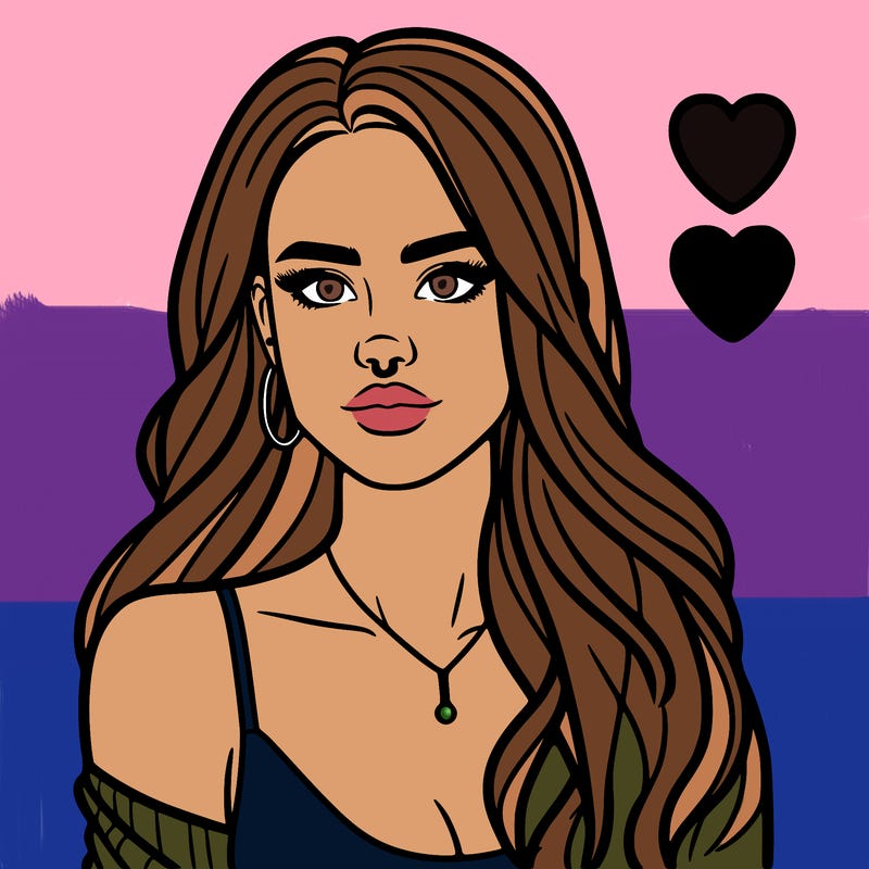 a bisexual realistic woman