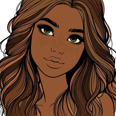 beautiful realistic girl