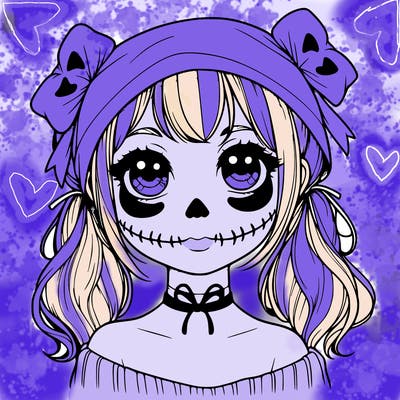 realistic girl halloween