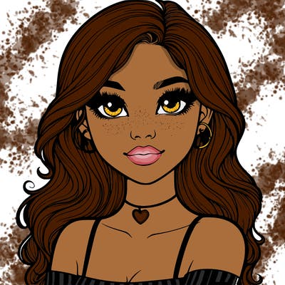 realistic pretty girl