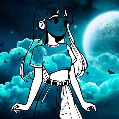 girl in a cute crop top