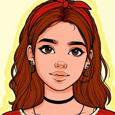 realistic teenage girl