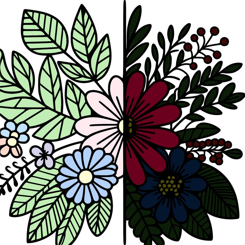 flowers split