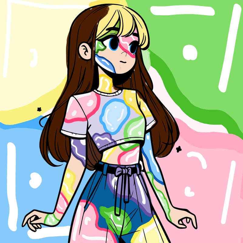 girl in a cute crop top