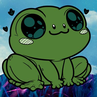 cute frog person realistic