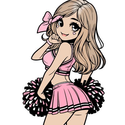 realistic cheerleader