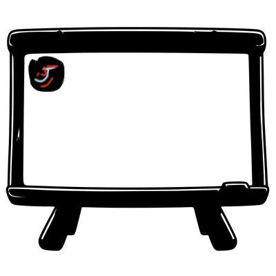 blank board