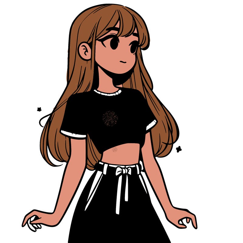 girl in a cute crop top