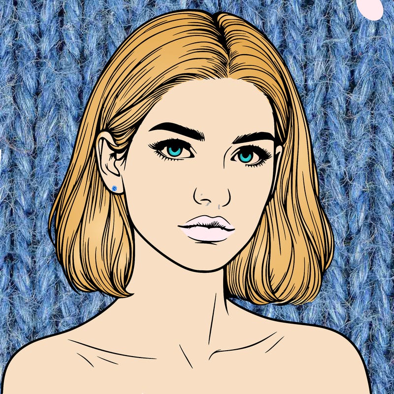 realistic portrait of woman