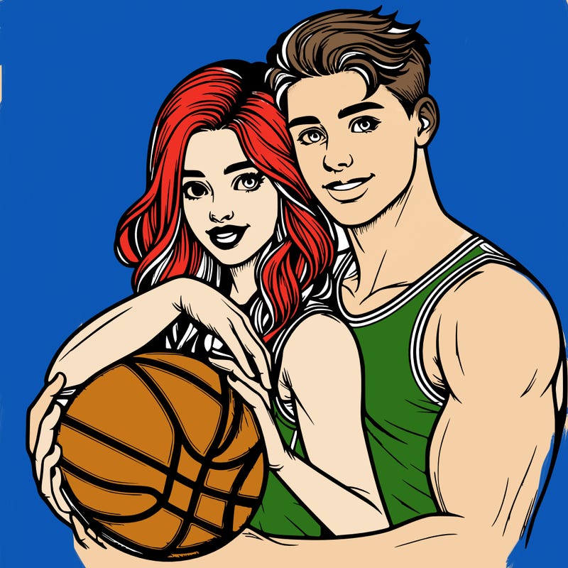 realistic basketball boyfriend and girlfriend