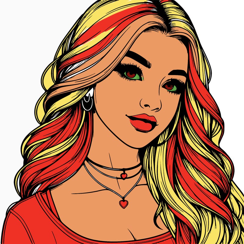 detailed realistic girl