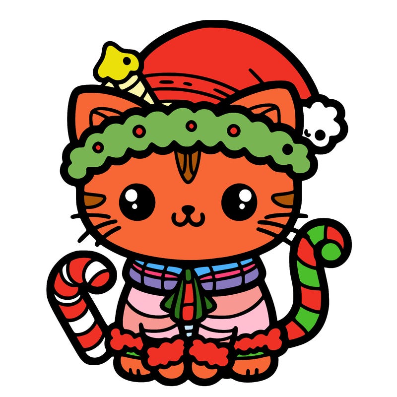 cat chrismas