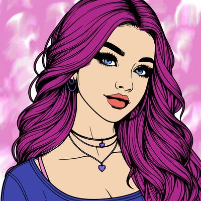 detailed realistic girl