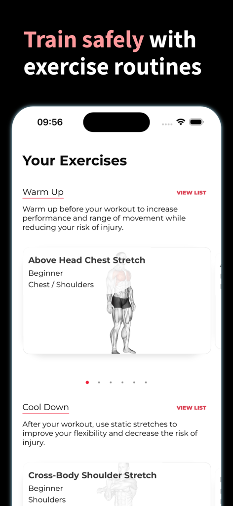 Indoor Cycling Workout - Guided warm up and cool down stretching exercises for indoor cycling safety