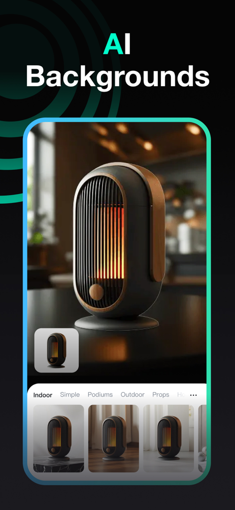 insMind: AI Photo Video Studio - AI background generator tool for professional product photography