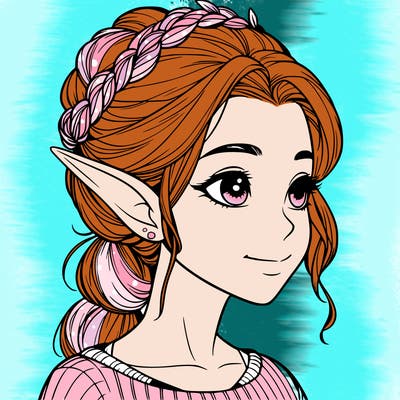 realistic girl elf