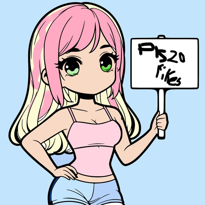 girl in a cute crop top holding a blank sign