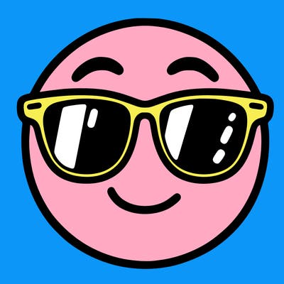 emoji with sunglasses