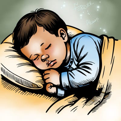 realistic babygirl sleeping