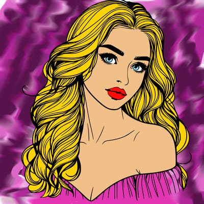 beautiful realistic girl